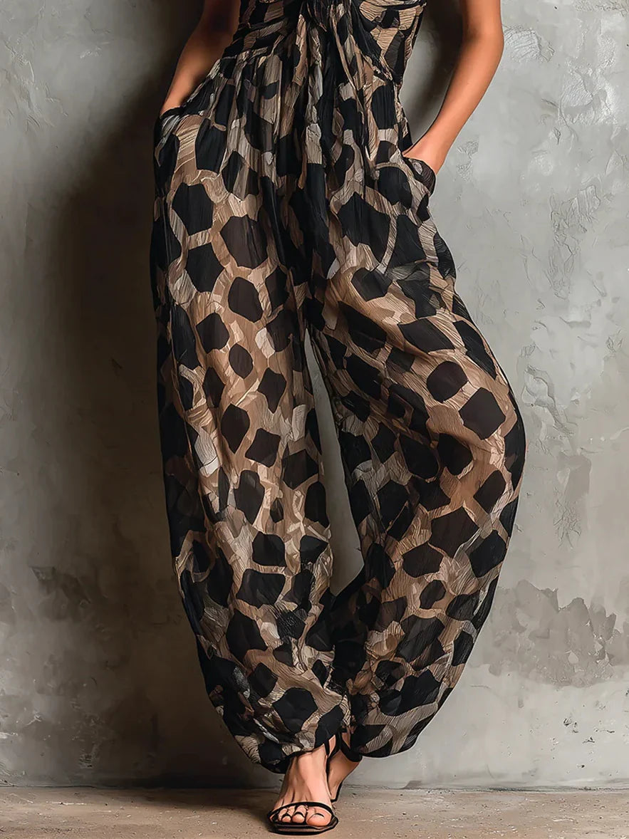 Patrizia | Mono Constance con estampado de leopardo