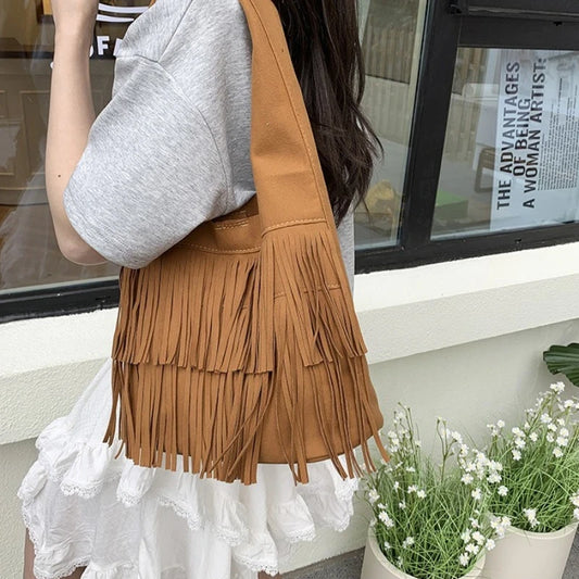 Bolso Tote de Ante
