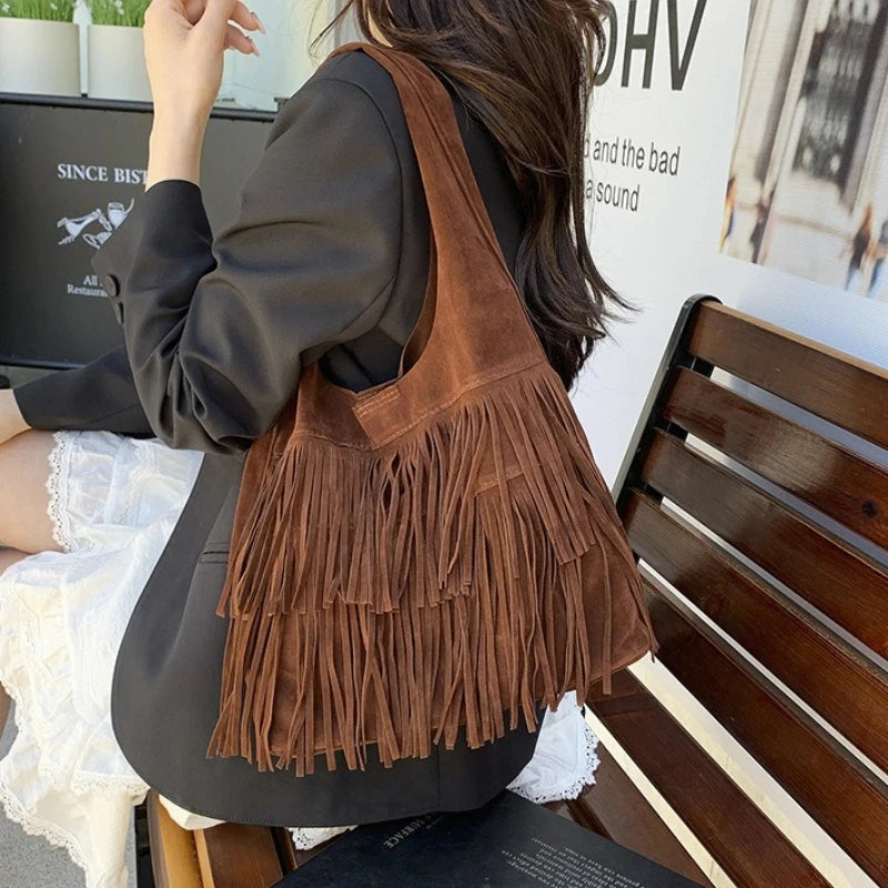 Bolso Tote de Ante