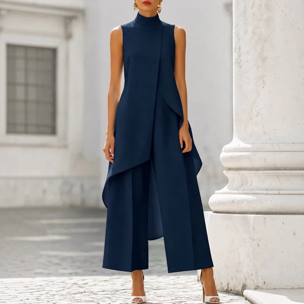Paola | Mono Elegante con Cuello Alto
