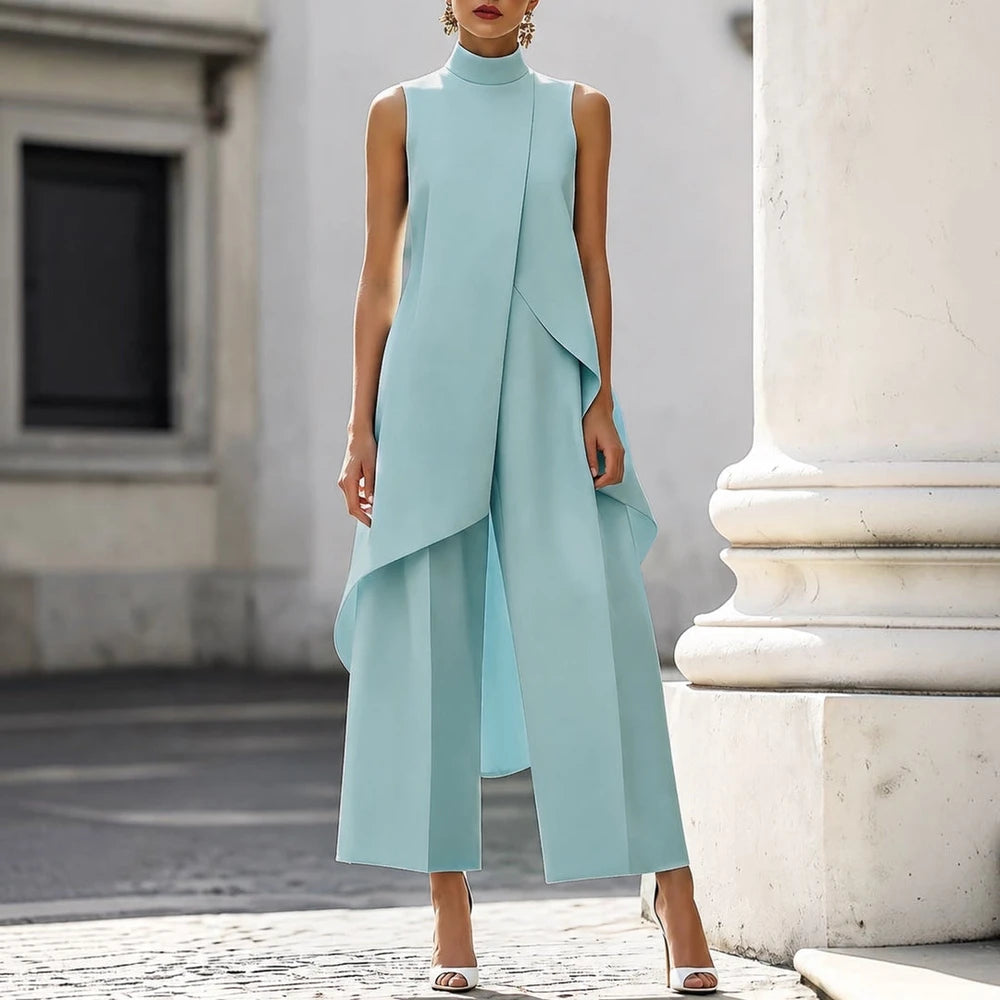 Paola | Mono Elegante con Cuello Alto
