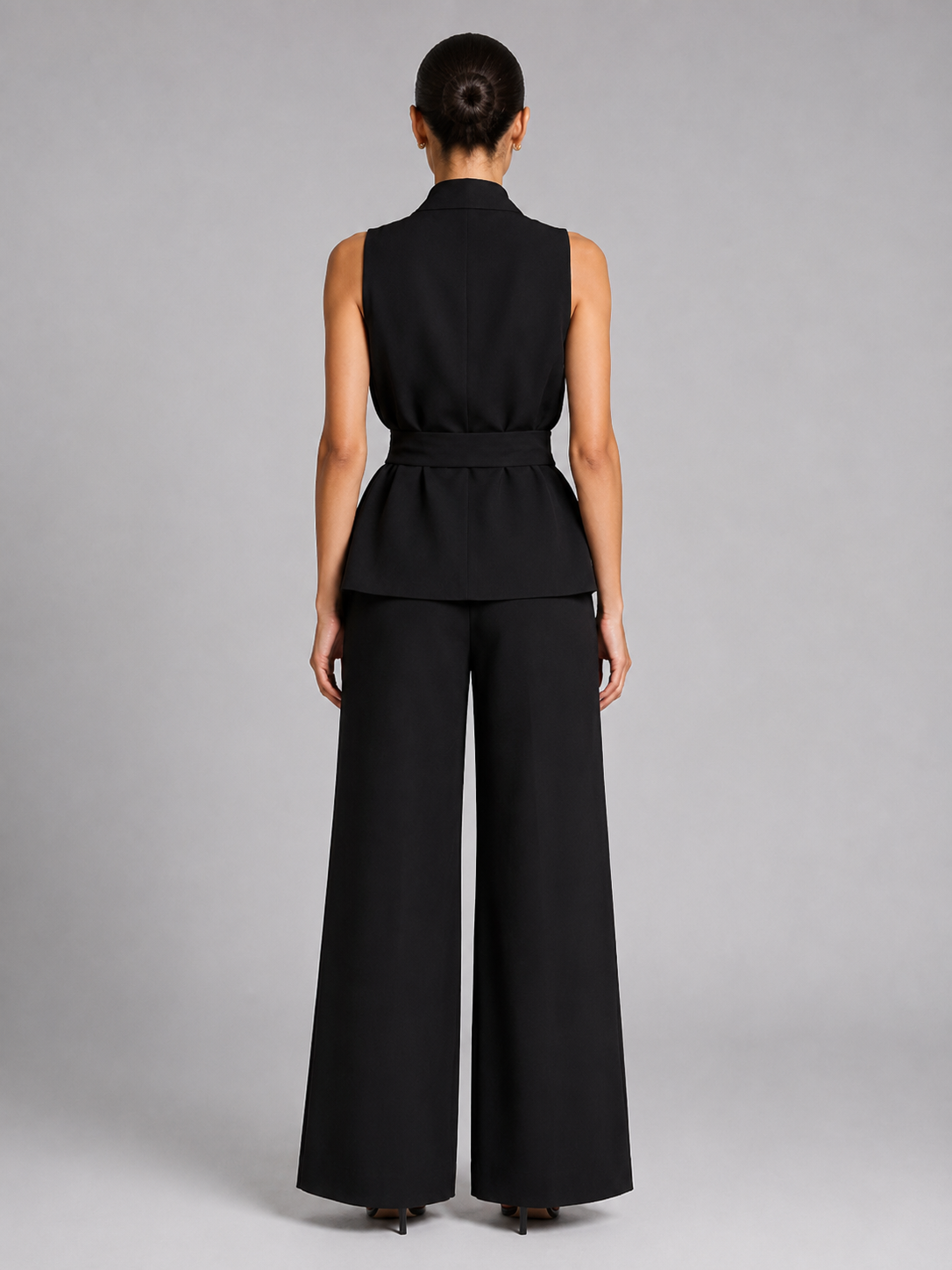 Graziella | Conjunto de top y pantalones palazzo