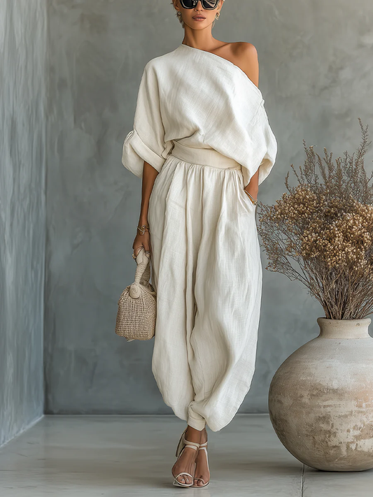 Eleonora | Mono elegante de un solo hombro